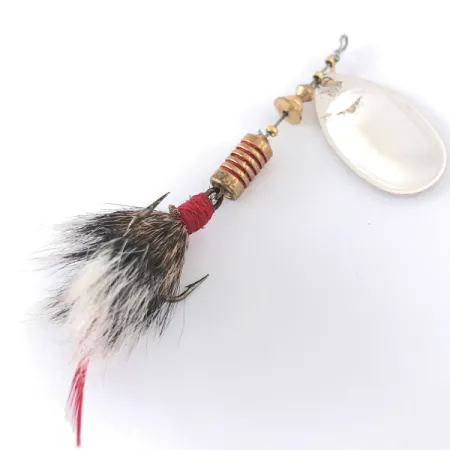 Mepps Aglia 3 dressed Sukriukė, Sidabras, 7.3g, Voverės uodega, #4146