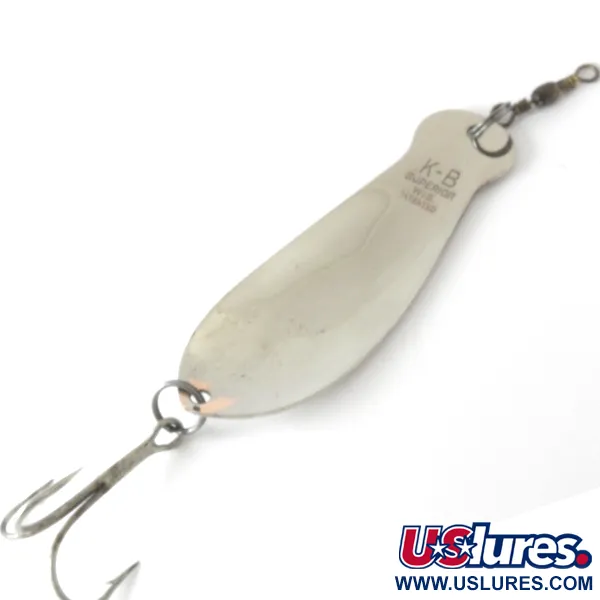 K-B Bait K-B Spoon Blizgė, Nikelis, 50g, JAV, #4150