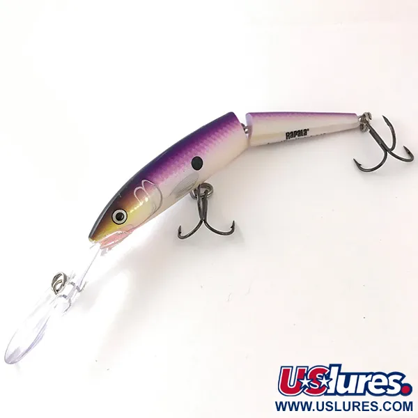 Rapala Jointed Deep Husky Jerk 12, Purple, 14g, Suspending, #4189
