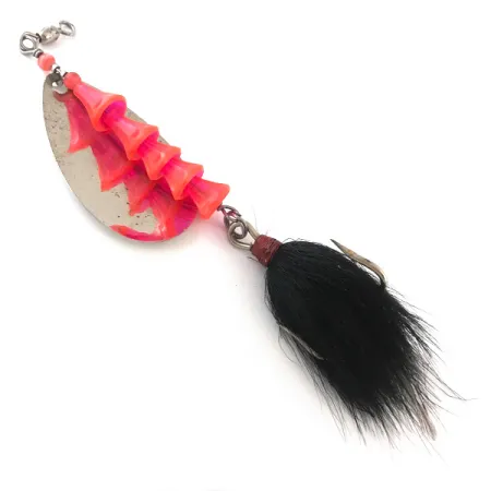 Luhr Jensen Tee Spoon Blizgė, Auksinė/Nikelio/Rožinė, 17g, Plaukai, #4198