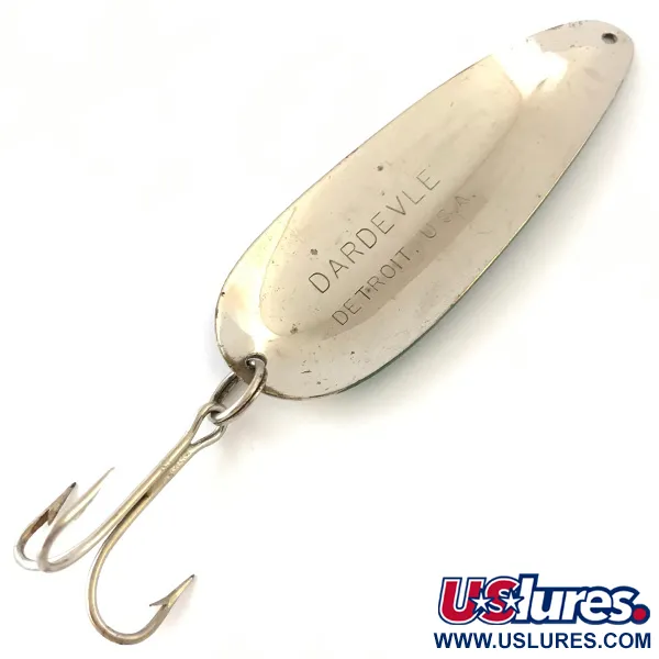 Eppinger Dardevle Blizgė, Nikelis/Žalia/Balta, 28g, Vintage, #4201