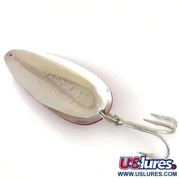 Dardevle Dardevlet Blizgė, Raudona/Balta/Nikelis, 21g, Įspaudas, #4206