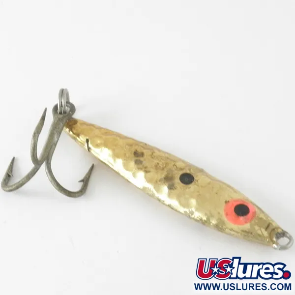 Mann's Mann-O-Lure Hammered Blizgė, Hammered Gold, 17g, #4221