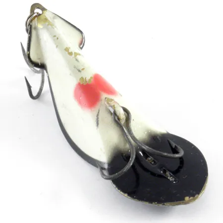 Buck Perry Spoonplug Blizgė, Juoda / Balta, 10g, Vintažinė, #4235