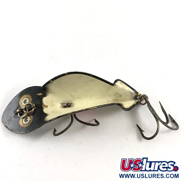 Buck Perry Spoonplug Blizgė, Juoda / Balta, 10g, Vintažinė, #4235