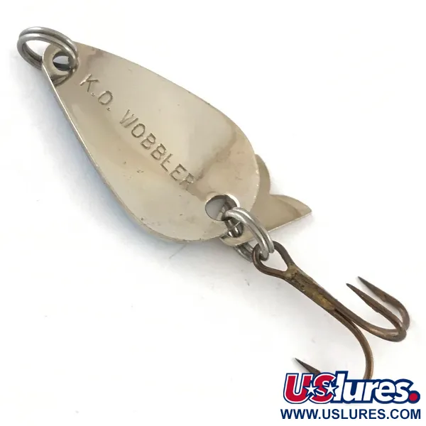 Acme K.O. Wobbler Blizgė, Nikelis / Mėlyna, 3,5g, Sonic Flipper, #4236