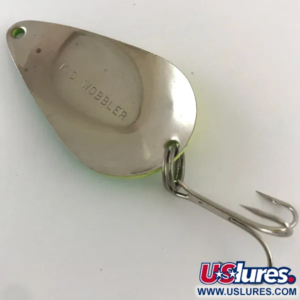 Acme K.O. Wobbler Blisgė, Geltona/Žalia/Niklis, 21g, Garsinis, #4239