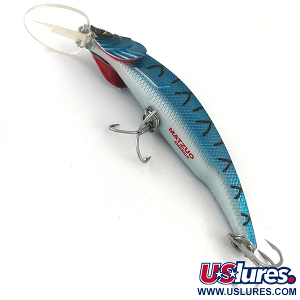 Matzuo Kinchou Minnow Vobleris, Blue Perch, 17,7g, Barškutis, #4253