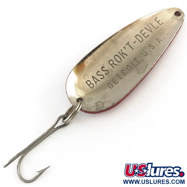 Dardevle Rok't Imp Blizgė, Raudona / Balta / Nikelis, 21g, #4259