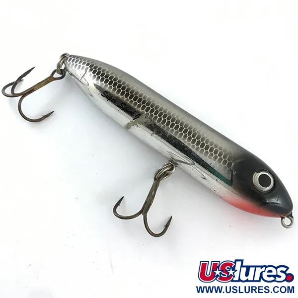 Heddon Zara Spook Paviršinis Masalas, Black/Silver/Red, 12g, #4277