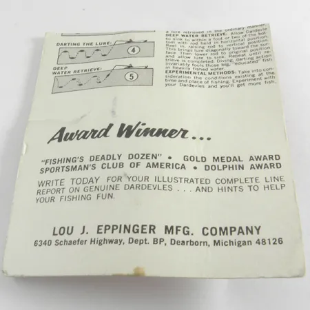 Eppinger Dardevle Midget Crystal Blizgė, Crystal, 5,3g, #4288