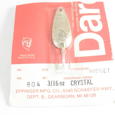 Eppinger Dardevle Midget Crystal Blizgė, Crystal, 5,3g, #4288