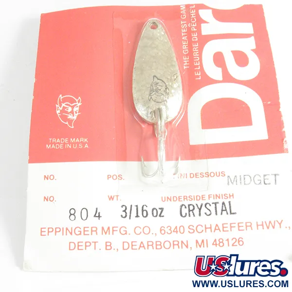 Eppinger Dardevle Midget Crystal Blizgė, Crystal, 5,3g, #4288