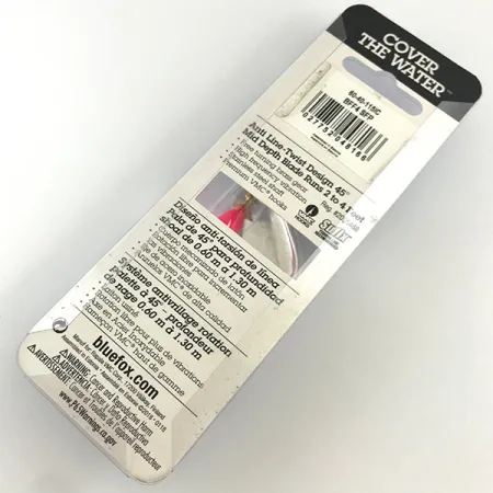 Blue Fox Super Vibrax 4 Sukrė, Sidabrinė, 10g, Antipersisukimo, #4326