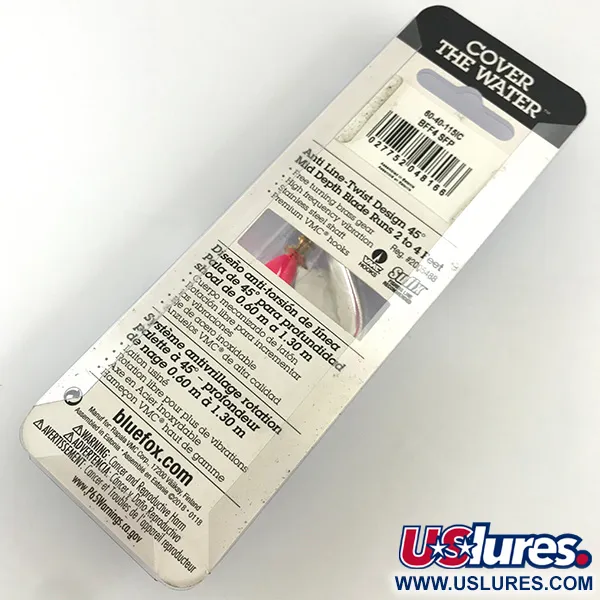 Blue Fox Super Vibrax 4 Sukrė, Sidabrinė, 10g, Antipersisukimo, #4326