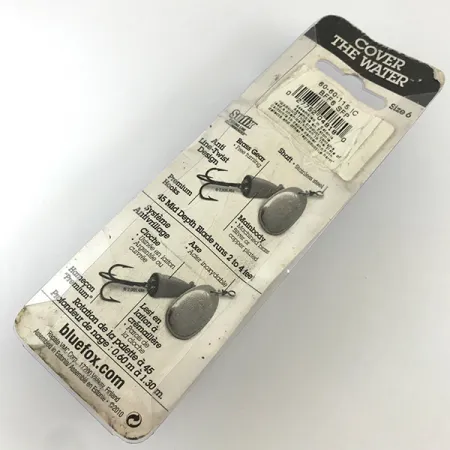 Blue Fox Super Vibrax 6 Fluo UV Sukrutė, Sidabras, 18g, UV, #4327