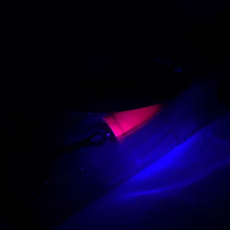 Blue Fox Super Vibrax 6 Fluo UV Sukrutė, Sidabras, 18g, UV, #4327