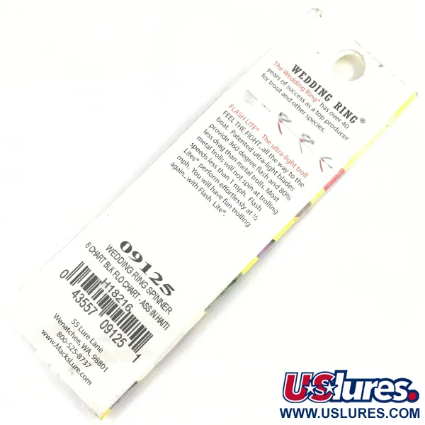 Mack's Lure Wedding Ring Suktukė, Žalia/Juoda, 2g, Kristalai, #4329