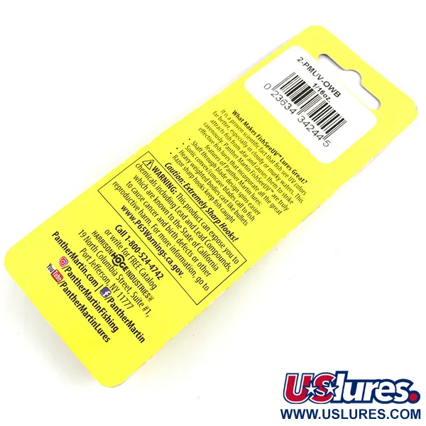 Panther Martin 2 UV Sukrė, Rainbow UV Glow, 2,5g, UV, #4357