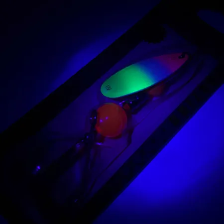 Yakima Bait Flash-GLO Sukriukė, Raudona/Balta/Žalia/Geltona, 7g, #4365