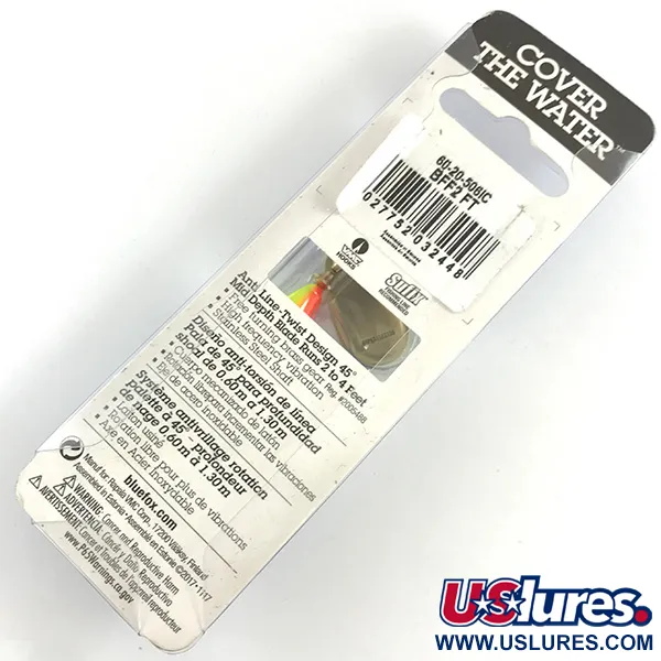 Blue Fox Super Vibrax 2 UV Sukriukė, Chartreuse UV Glow, 6g, UV, #4403