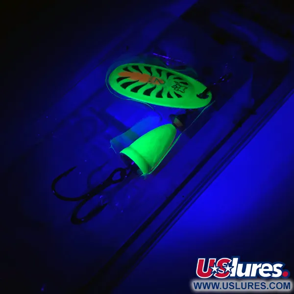 Blue Fox Super Vibrax 2 UV Sukriukė, Chartreuse UV Glow, 6g, UV, #4403