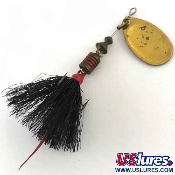 Mepps Aglia 2 Blizgė, Auksinė, 4.7g, Puoštas Trišakis, #4419