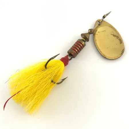 Mepps Aglia 3 dressed Sukrė, Žalvaris/Oranžinė, 7,3g, Bucktail, #4422
