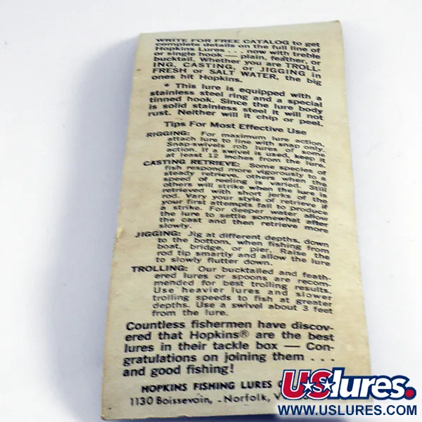 Hopkins s1 Jig, Kalto sidabro, 14g, Bucktail, #4441