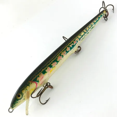 Rapala Original Floater Vobleris, Raudona/Auksinė/Žalia, 7g, #4453