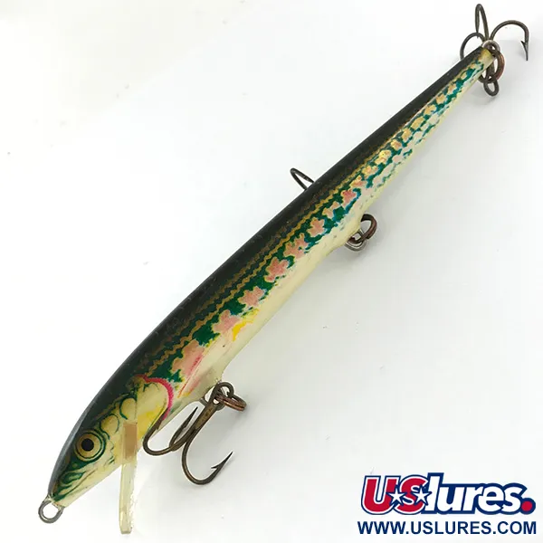 Rapala Original Floater Vobleris, Raudona/Auksinė/Žalia, 7g, #4453