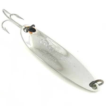 Luhr Jensen Krocodile Die #5 Blizgė, Geltona/Žalia/Nikelis, 23g, #4470