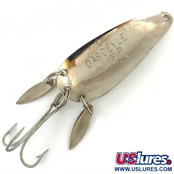 Eppinger Dardevle Imp Klicker Blinkė, Balta/Juoda/Nikelis, 11g, #4480