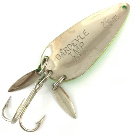 Eppinger Dardevle Imp Klicker UV Blizgė, Fluorescent Green UV, 11g, #4481