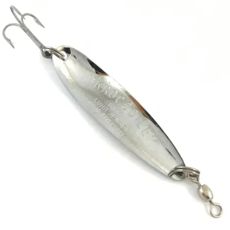 Luhr Jensen Krocodile Die #4 Vartiklė, Kaltas nikelis, 14g, #4507