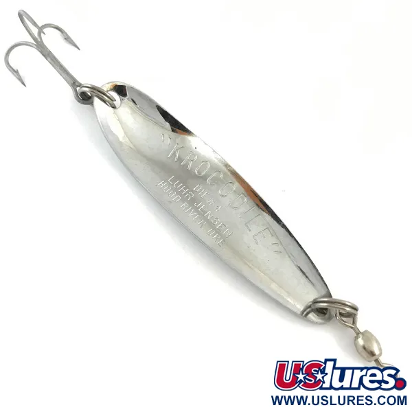 Luhr Jensen Krocodile Die #4 Vartiklė, Kaltas nikelis, 14g, #4507