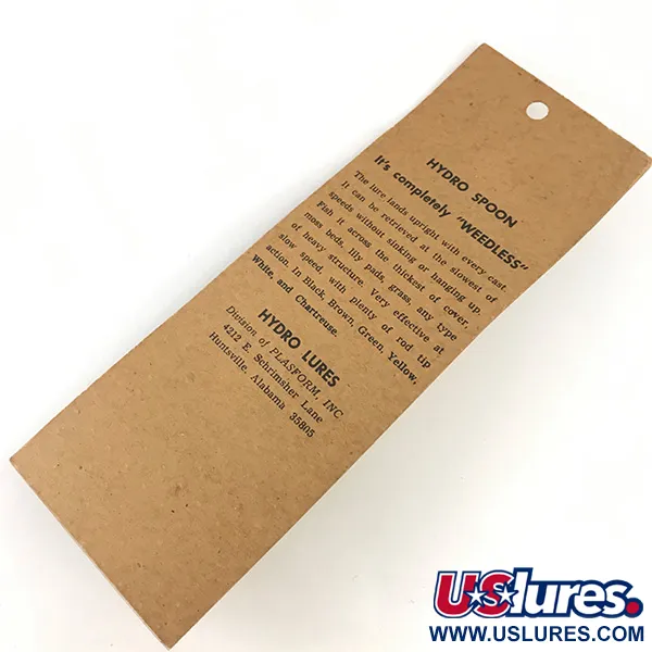 Hydro Lures Weedless Hydro Spoon Bežolė Vartiklė, Balta/Žalia, 14g, #4551