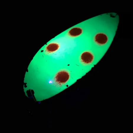 Acme Little Cleo UV Blizgė, Geltona/Raudona/Nikelis, 21g, UV, #4562