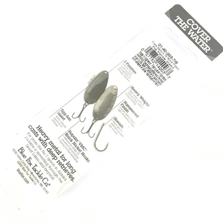 Blue Fox Pixee UV Blizgė, Kaltas nikelis / Geltona, 24g, #4587