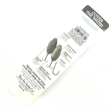 Blue Fox Pixee Blizgė, Hammered Nickel / Blue, 24g, UV Bright, #4588