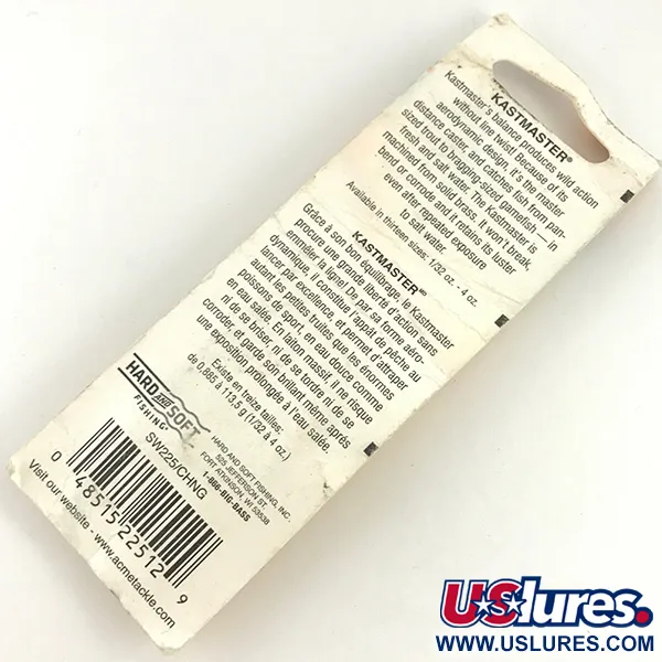 Acme Kastmaster Blizgė, Nikelis / Žalia, 2.5g, Aerodinamiška, #4599