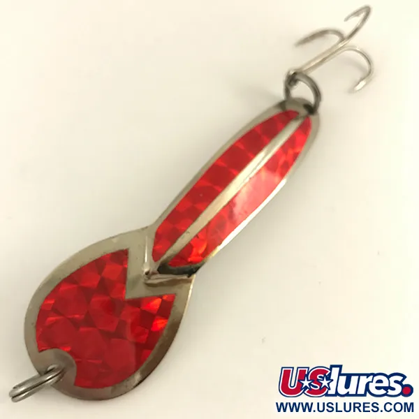 Blizgė Loco 4 Glen Evans, Nikelis / Raudona, 23g, Prizmė, #4600