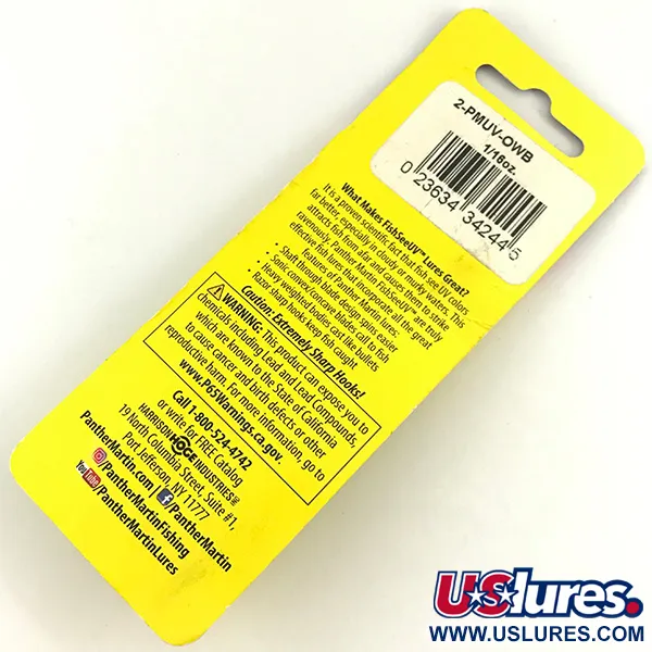 Panther Martin 2 Suktukė, Vaivorykštinis upėtakis, 2.5g, FishSeeUV, #4602