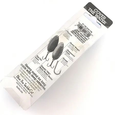 Blue Fox Pixee UV Blizgė, Kaltas nikelis/Mėlyna, 24g, UV, #4621