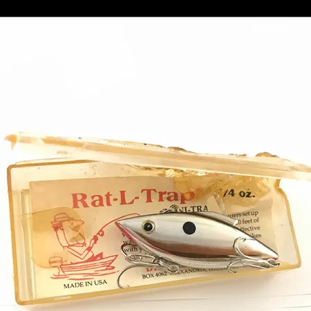 Bill Lewis Rat-L-Trap Lipless Crankbait, Sidabrinė, 10g, Vintage, #4622