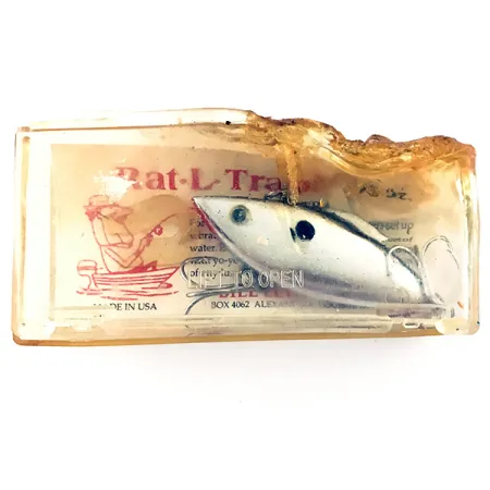 Bill Lewis Rat-L-Trap Lipless Crankbait, Sidabrinė, 10g, Vintage, #4622