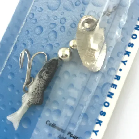 Renosky Sonic Swing Minnow 0 Masalas, Sidabrinis, 2g, Tail-Flex, #4639