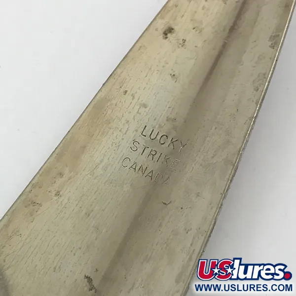 Lucky Strike Canoe Wobbler Blisgė, White Pearl/Nikelis/Raudona, 45g, #4647