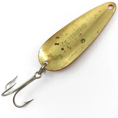 Len Thompson #2 Blisgė, Raudona/Juoda/Žalvaris, 28g, Vintage, #4652