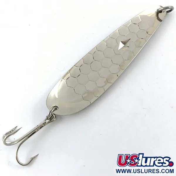 Luhr Jensen Diamond King 4 Blisgė, Kaltas sidabras, 14g, #4657